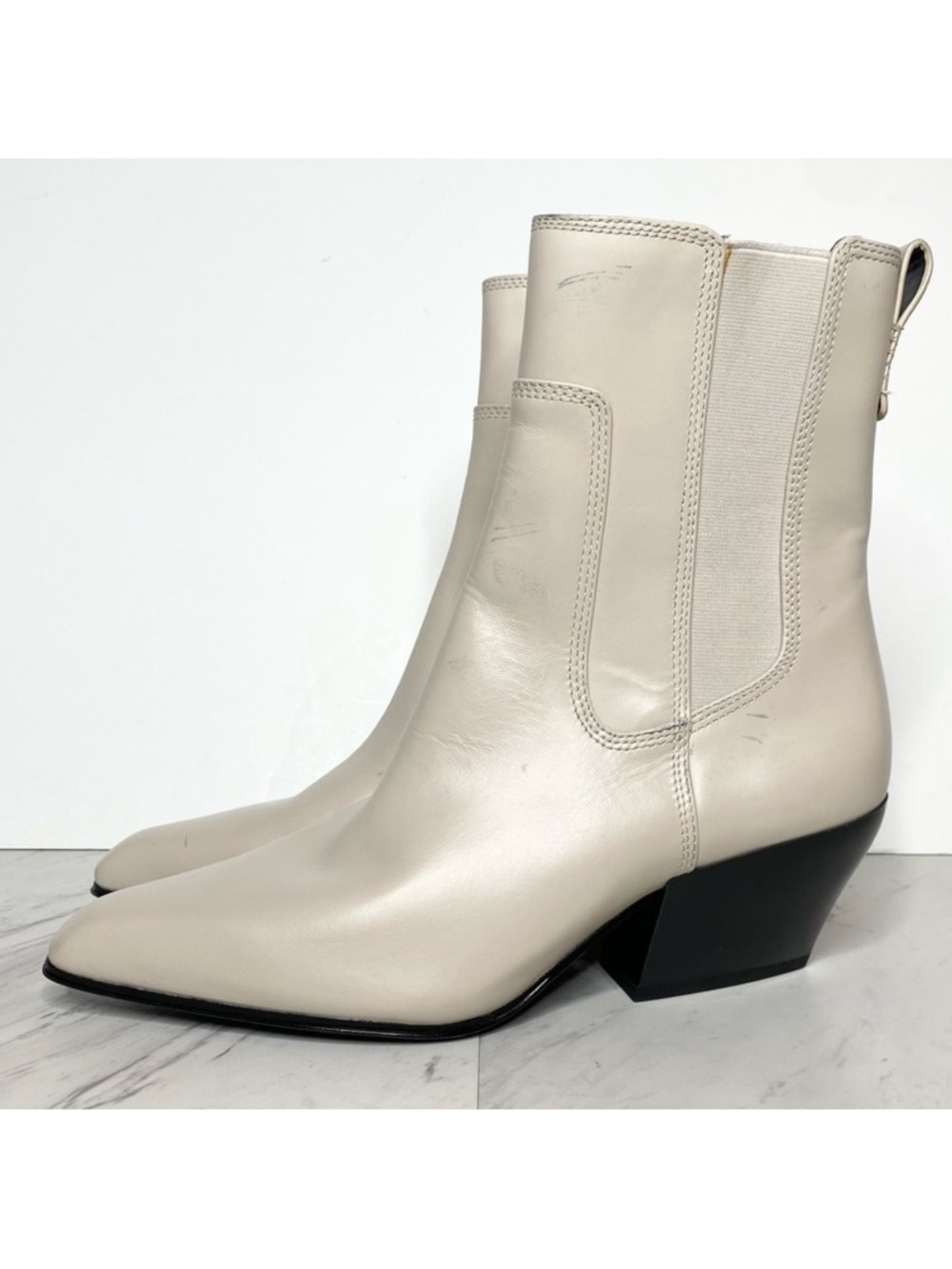 Sarto Franco Sarto Anina Bone Leather Bootie 8 1/2 M